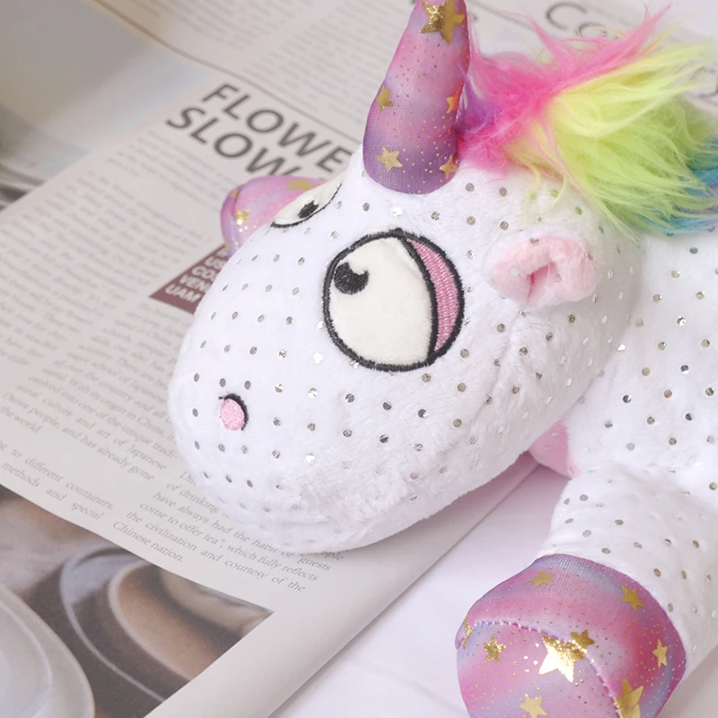 Kawaii Радужный Единорог плюшевые игрушки мягкие набивные Мультяшные животные