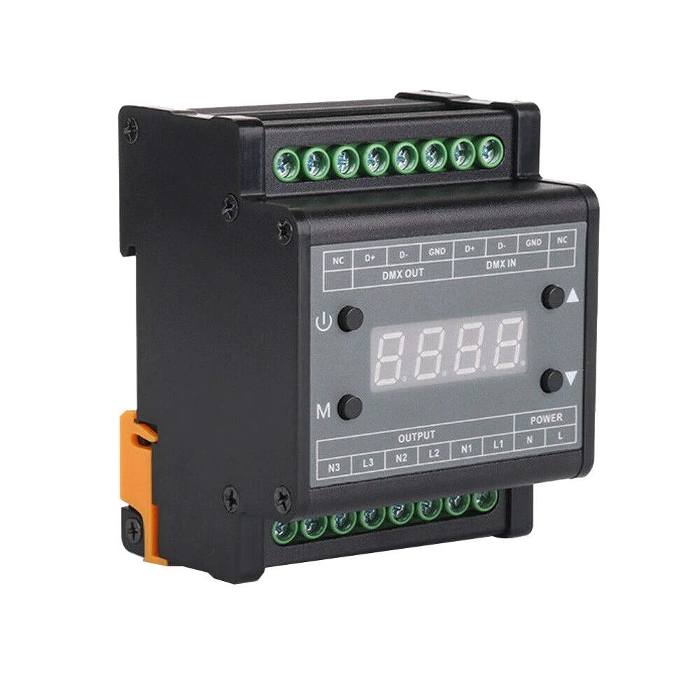 Светодиодный диммер DMX302 DMX Triac Диммер Led регулятор яркости 50 Гц/60 Гц 3 канала