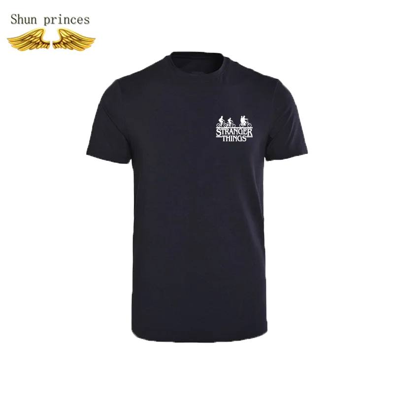 Велосипедная Мужская футболка с круглым воротником из чистого хлопка