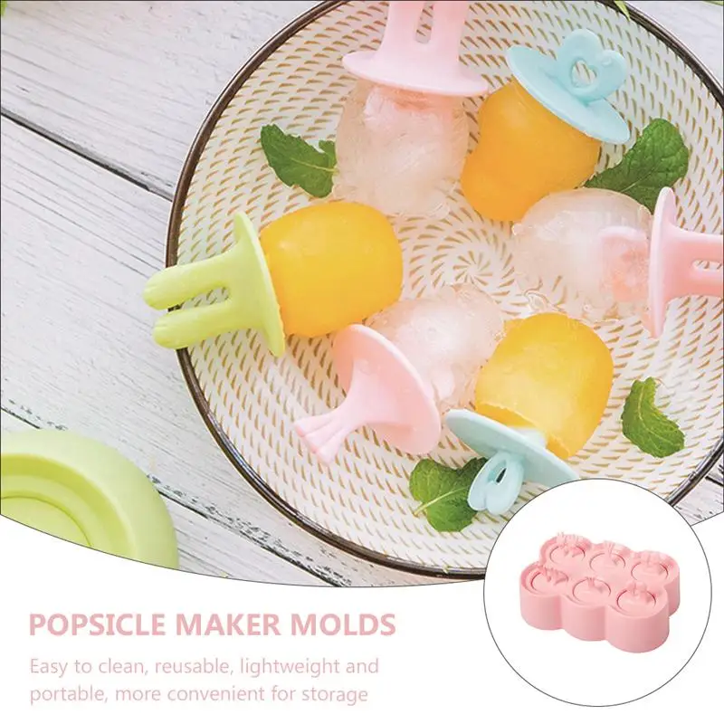 

1 Set DIY Popsicle Silicone Mold Summer Ice Cream Mold Animal Shape Ice Mold