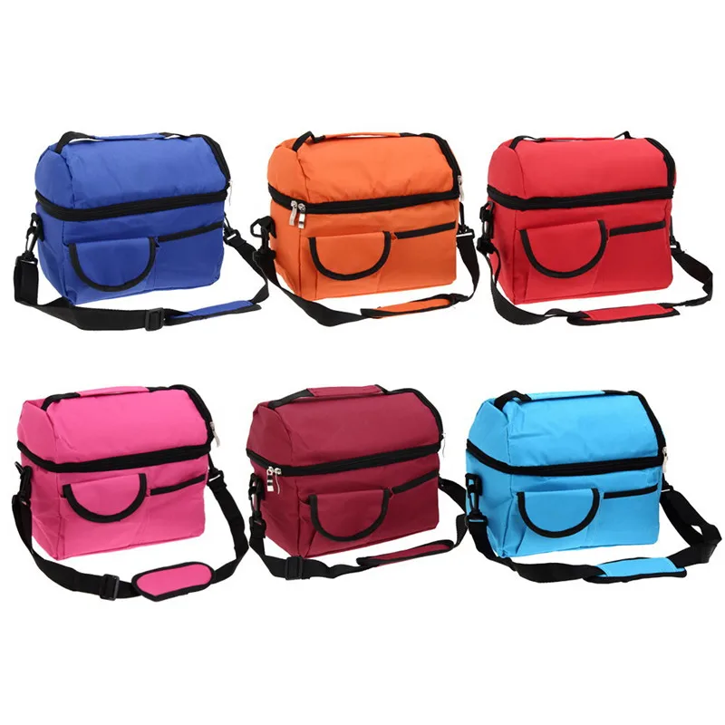 2 слойная изолированная сумка кулер термальная коробка для ланча Твердая Сумка