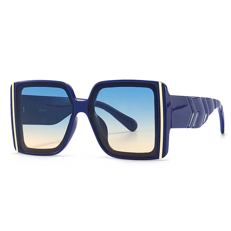 

Oversized Women's Squar Sunglasses New Trend Gradient Sun Glasses Sun Glasses For Women Fashion 2021 Designer Goggles UV400