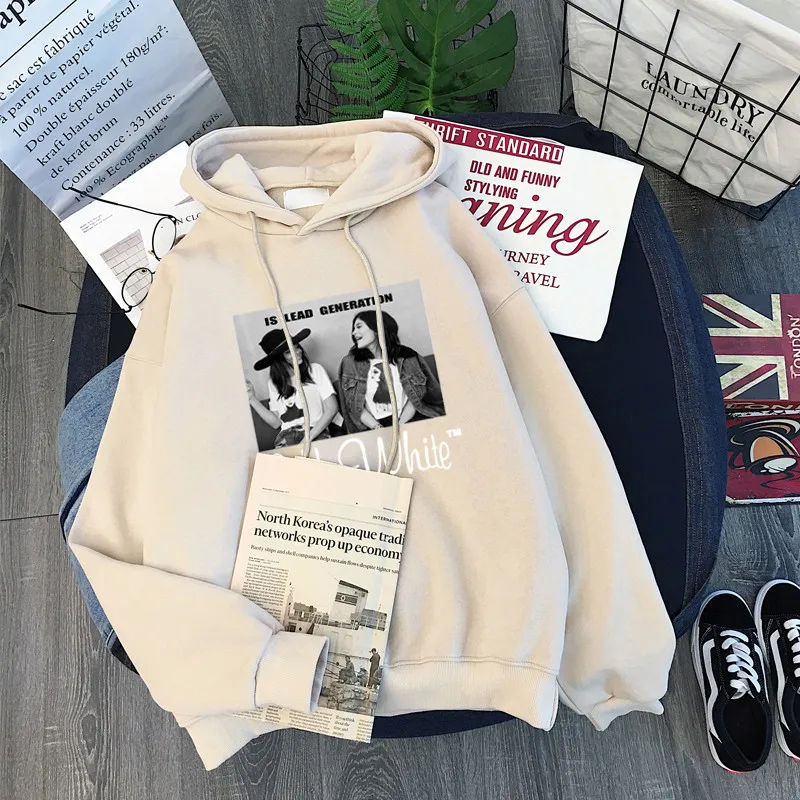 Hoodie худи для женщин sweetshirts women thick moletom feminino hoodies aesthetic autumn warm sweetshirts oversized loose Hooded
