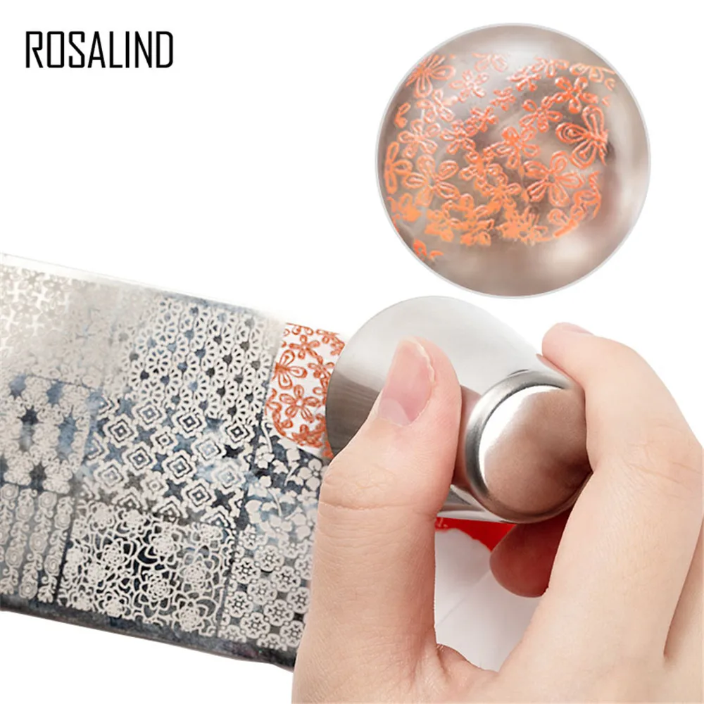 

Скребок для ногтей, 2 шт./компл., силиконовый, металлическая ручка