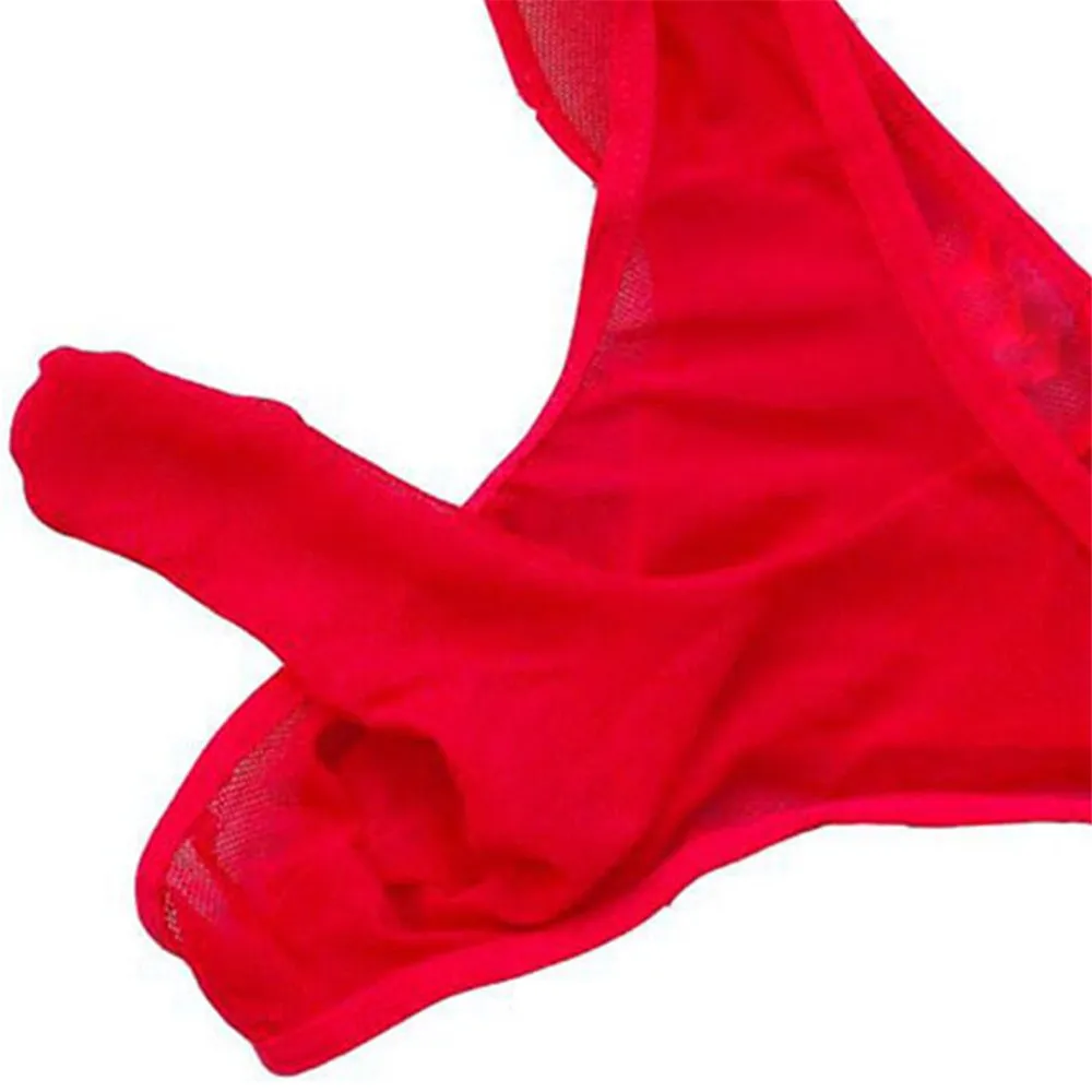 Прозрачный Мужской чехол для пениса G String нижнее белье дышащее Сетчатое