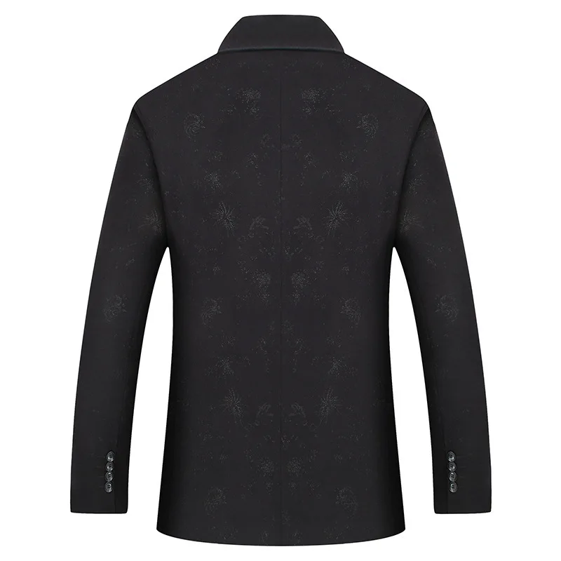 Мужской однобортный пиджак повседневный костюм большого размера плюс 3XL 4XL 5XL 6XL 7XL