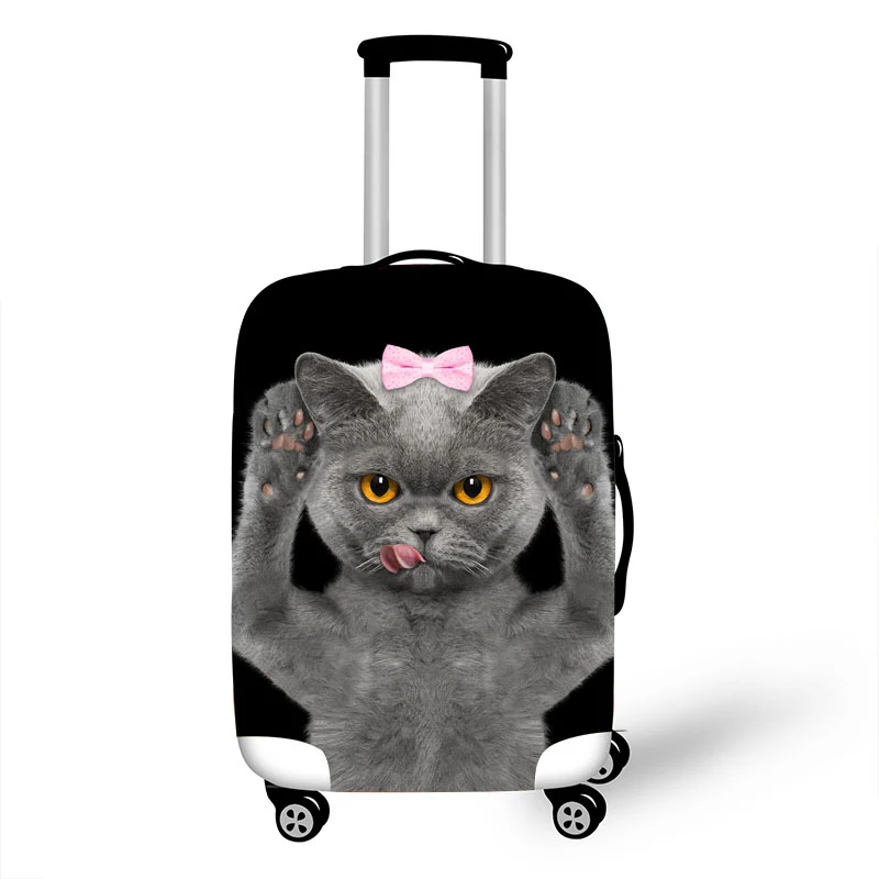 Elastic Luggage Protective Cover Case For Suitcase Trolley Cases Covers 3DTravel Accessories Cat Pattern T10001 |