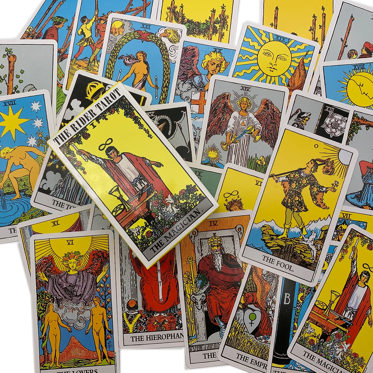 

Classic The Rider Waite Tarot Cards Deck Game Full English Party Board Game Divination Fate Tarot Card With PDF Guidebook