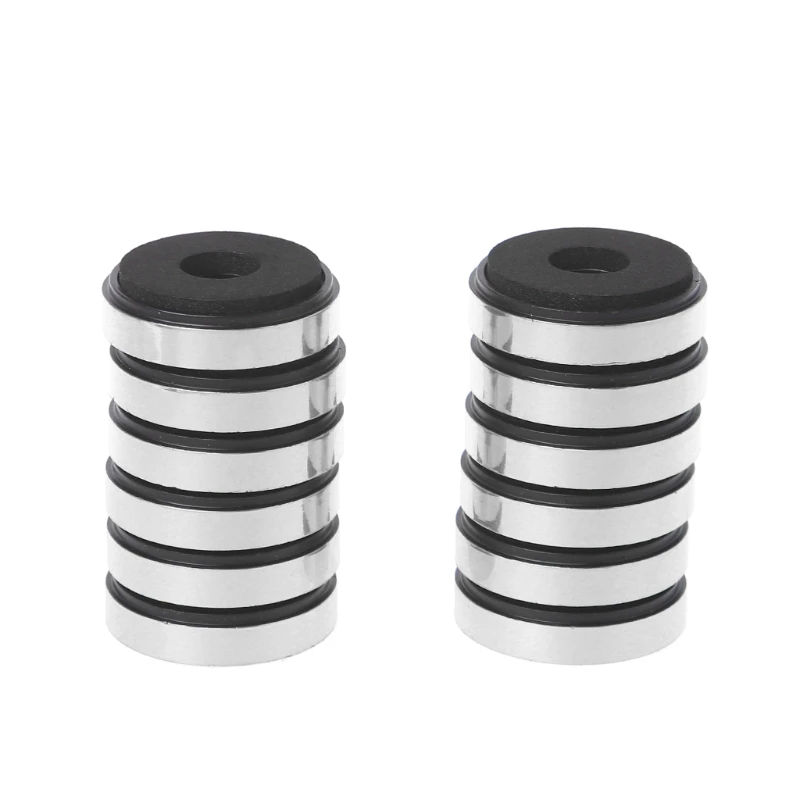 

2021 New 12Pcs Shock Absorption Damping for audio Stereo Speakers Amplifier Feet Pad