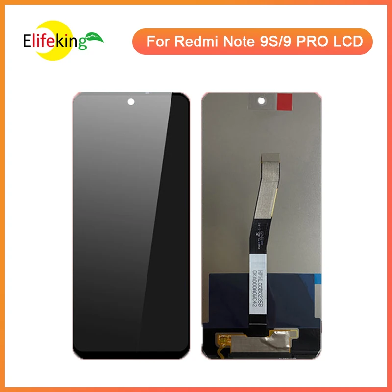 6.67 Inch LCD Screen Display For Xiaomi Redmi Note 9S Touch Screen Digitizer Assesmbly For Redmi Note 9 Pro Repair Replacement