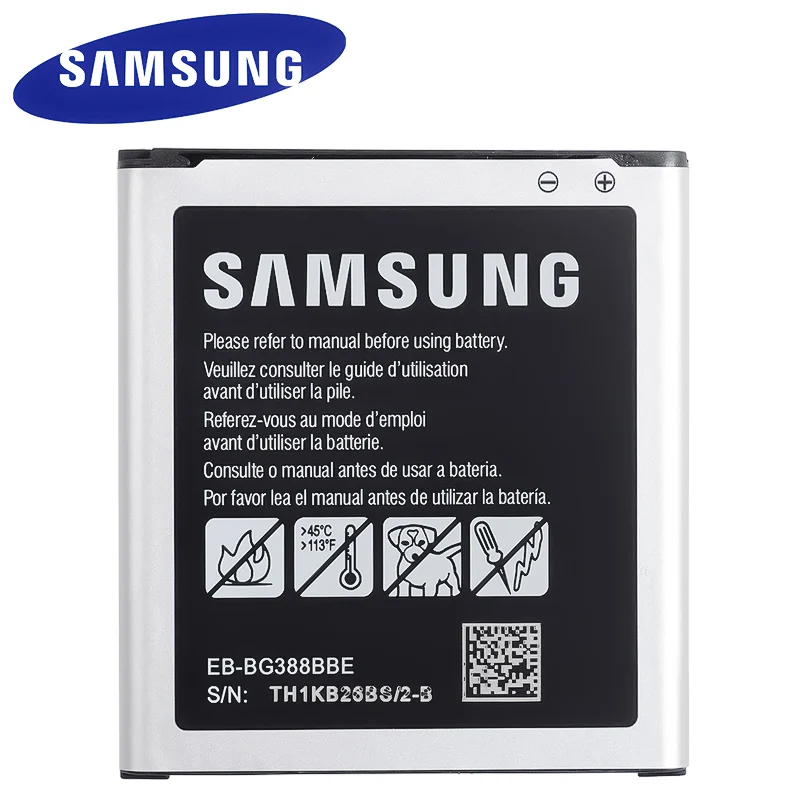 Оригинальный аккумулятор Samsung для Galaxy Xcover 3 G388 G388F G389F EB BG388BBE 2200 мАч батарея