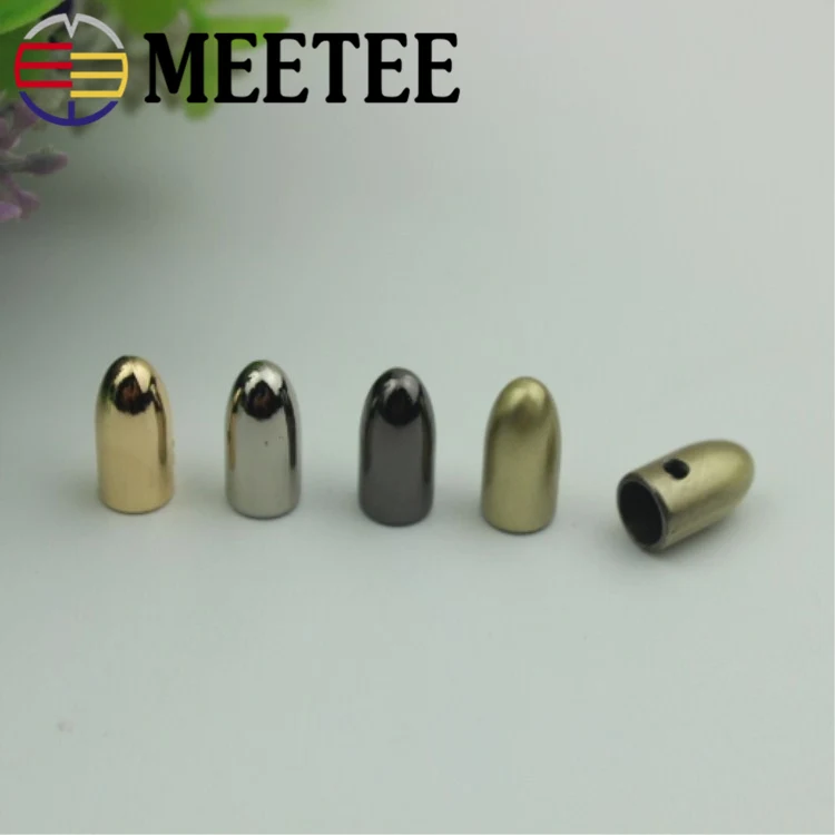 

10/20/50pcs Meetee Metal Bag Accessories Hanging Rope Buckles for Pocket Clothing Shoes Stopper Clothing Handbag Strap Accessory