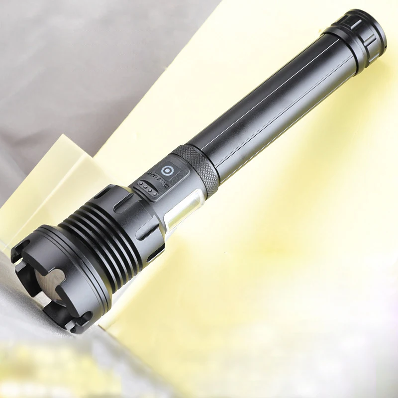 Bestellen Multifunktionale Outdoor-tool P90 LED USB Port Aufladbare Taschenlampe Zoomable High Power Outdoor Taschenlampe Mit COB Seite Licht