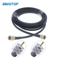 lmr400 cable pl259 uhf male to uhf pl259 male plug adapter 50 7 pigtail jumper ham radio antenna extension cord coax connector