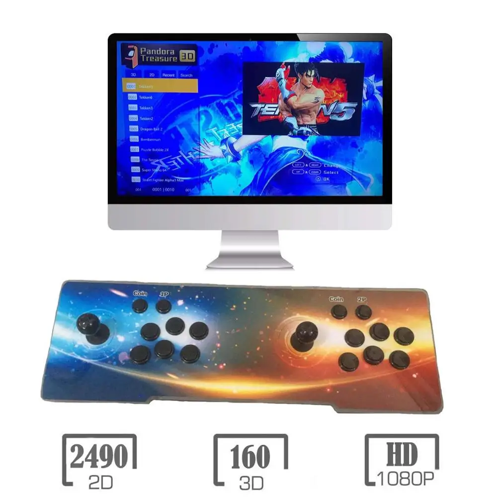 Star Universe 3D Pandora игровой автомат | 2200 HD игры | 1280x720P | 2 игрока управления играми | добавить больше игр | Любимый список | Поддержка 4 игроков - Цвет: Star Universe