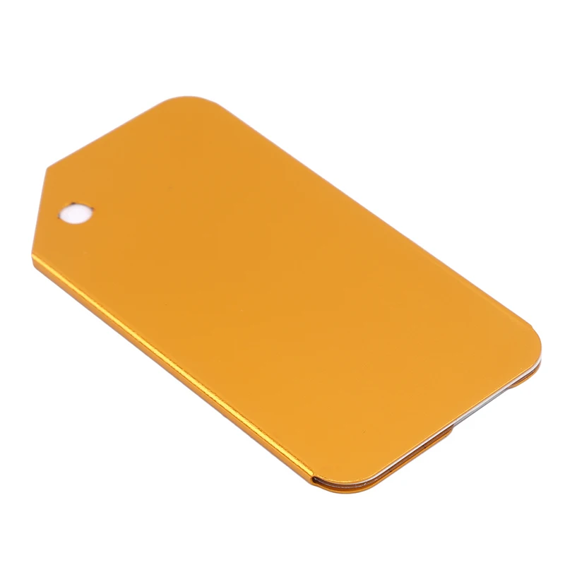 

New Aluminum Luggage Tag ID Funky Travel Bagages Metal Label Straps Solid Color Simple Luggage Suitcase Tags Travel Accessories