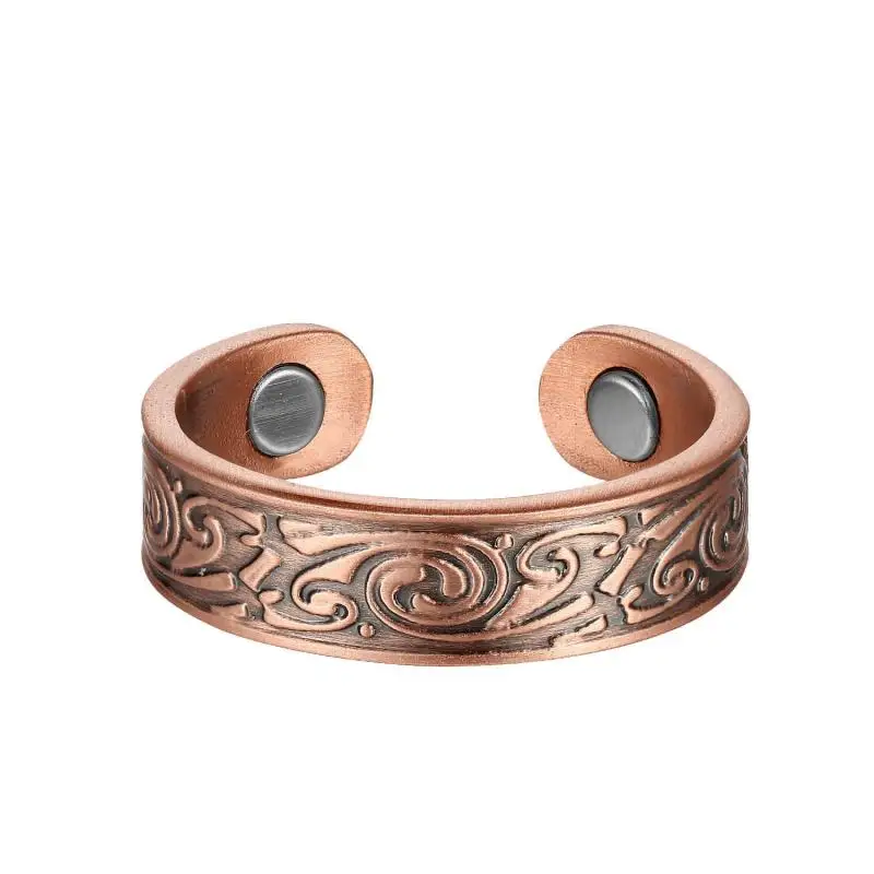 

Vintage Open Copper Color Ring for Women Men Fashion Banquet Jewelry