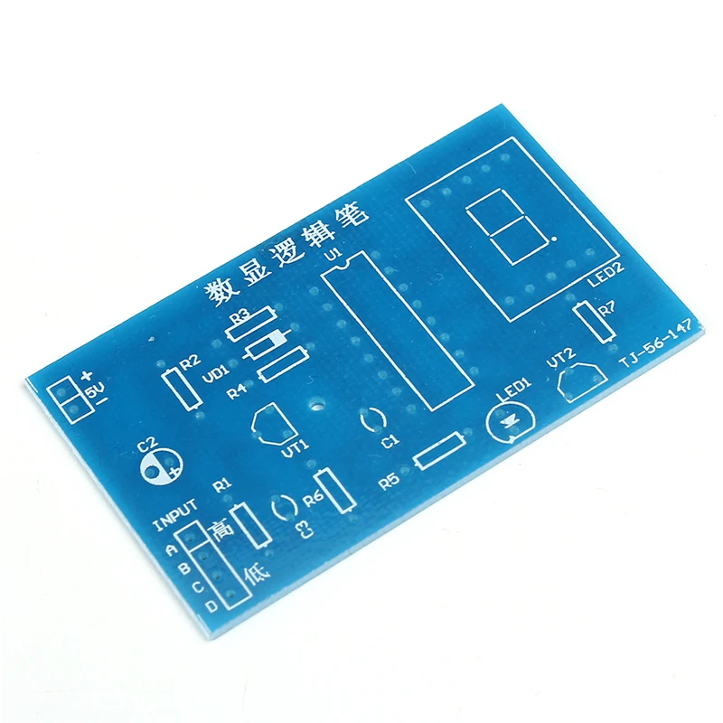 DIY Kit CD4511BE цифровой светодиодный метр тестер Logic Pen Комплект для Сенсор усилитель DC