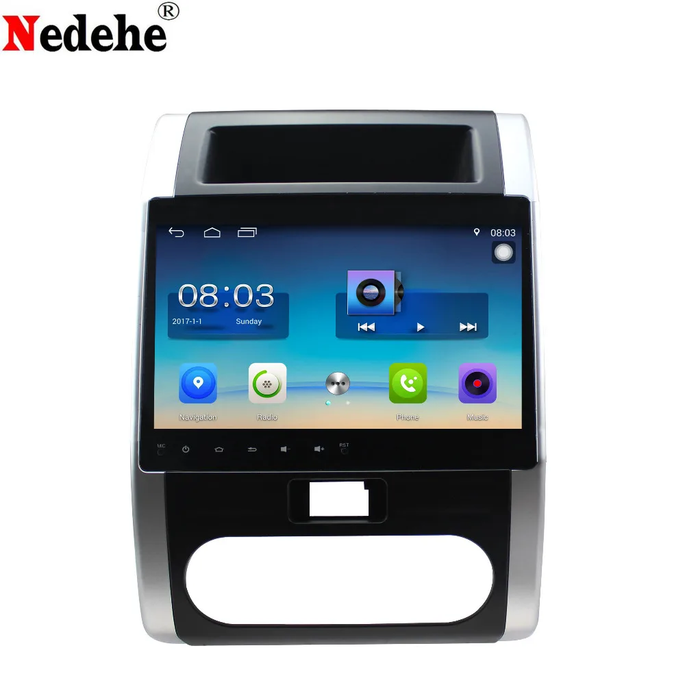 Nedehe 2G RAM + 32G ROM 10 1 дюймов Android 8 0 автомобильный dvd плеер для NISSAN X TRAIL MX6 2008 2013 gps