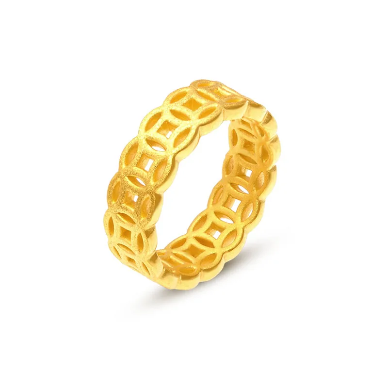 

Кольцо из желтого золота 999 пробы, 24 к