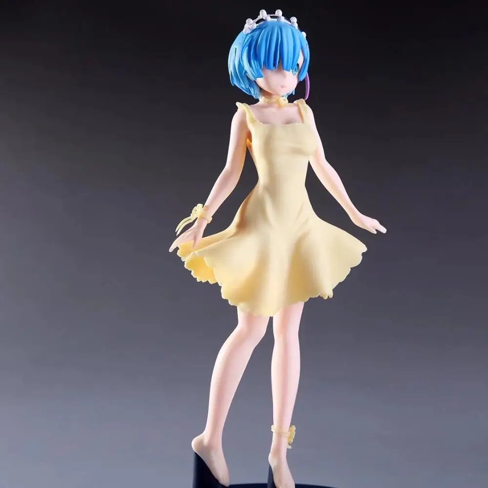 

Rem Re:Life in a different world from zero Transparent Dress PVC Action Figure Cute Rem Collectible Model 23cm