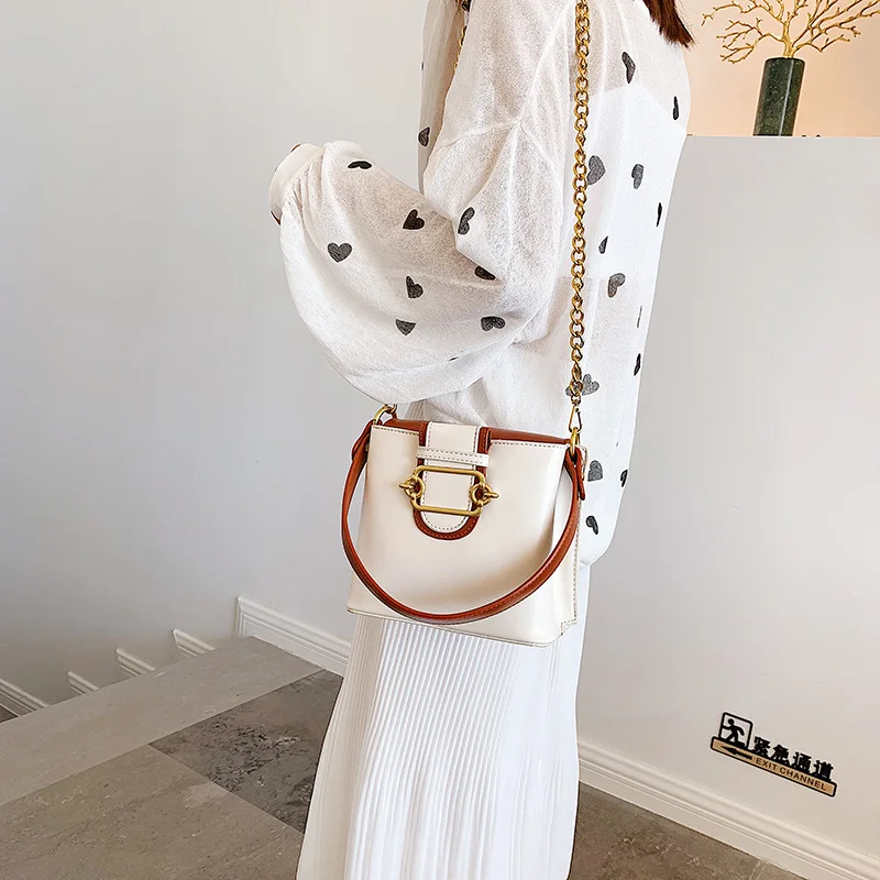 Женская летняя Новинка 2019 Корейская версия широкополосная сумка на одно плечо