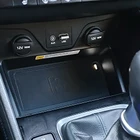 Автомобильное беспроводное зарядное устройство QI для телефона, быстрое зарядное устройство, панель для зарядки, держатель для телефона, аксессуары для Hyundai Tucson 2015-2019
