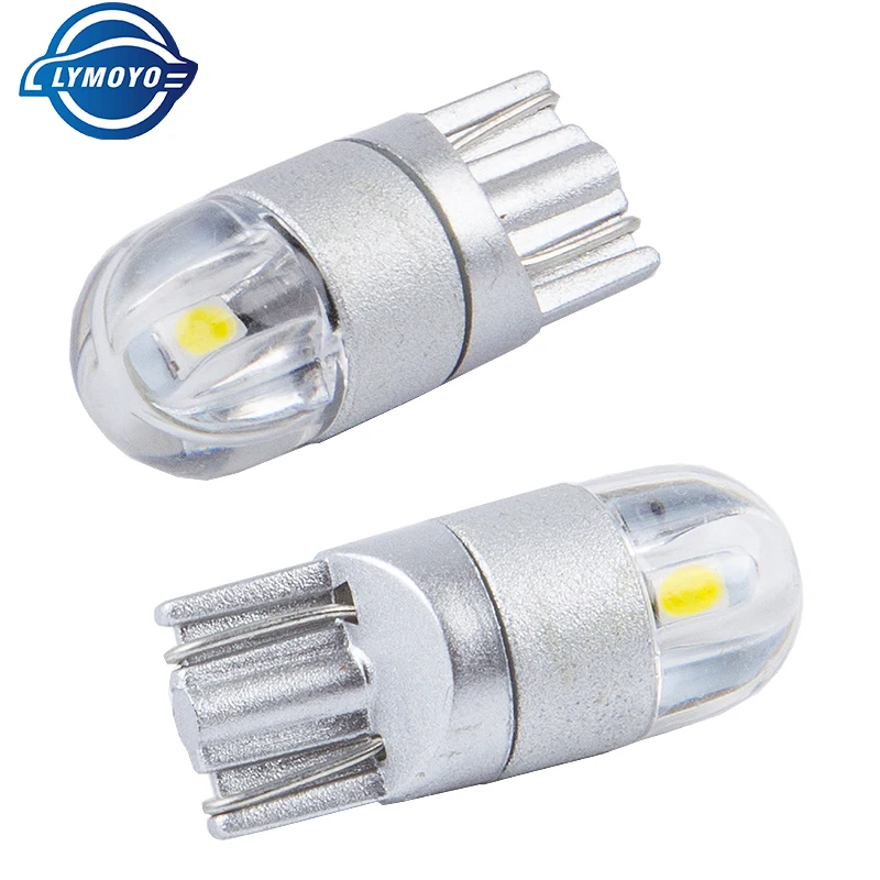 

1pc T10 W5W 168 501 LED Bulb 3030 2SMD Wedge Lamp Interior Light Parking Lamp Bulbs Reading Light License Plate lighs 12V 6000K