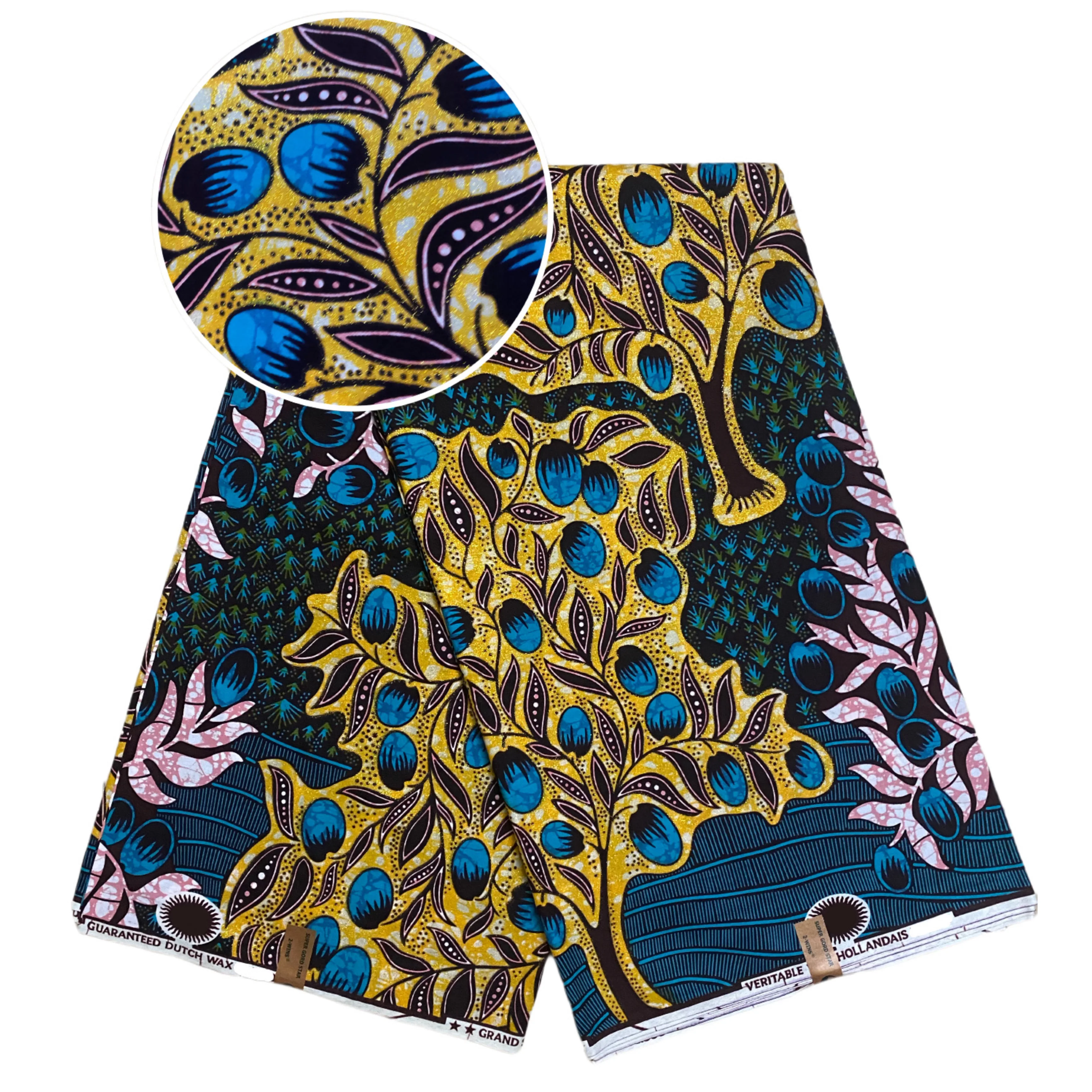 Новый Большой Африканский Воск блестящая ткань хлопок Анкара батик материал