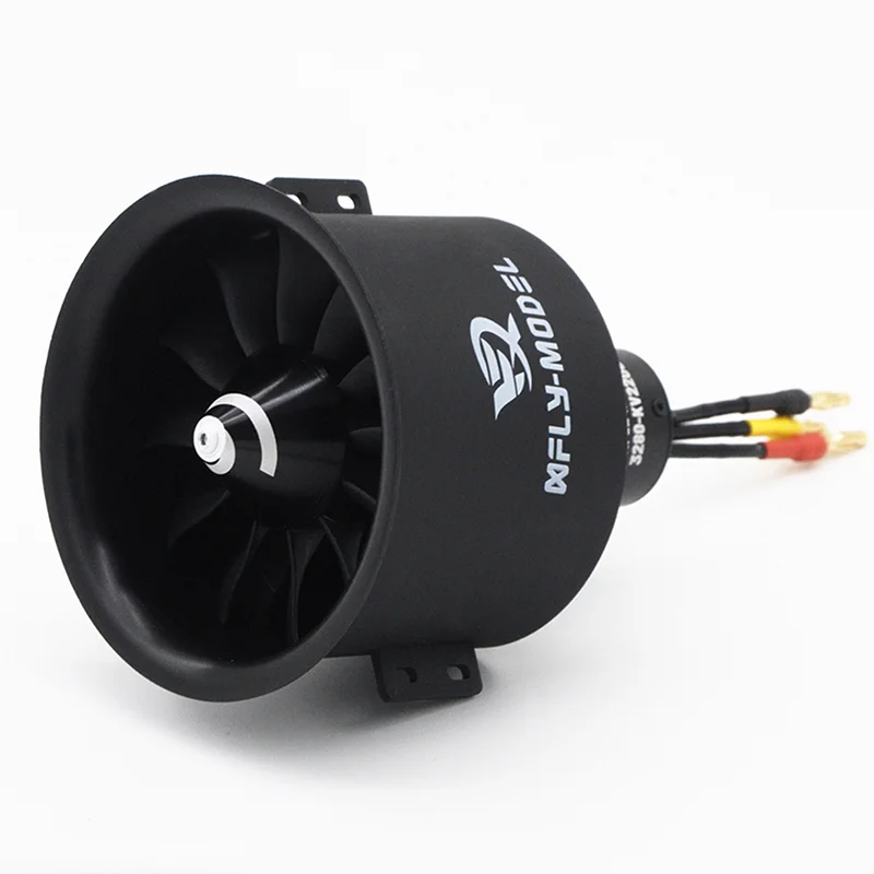 XFly 80 мм 12 лезвий EDF с 6S бесщеточным Inrunner 3280-KV2200 Модель двигателя Jet Aircraft… | Игрушки