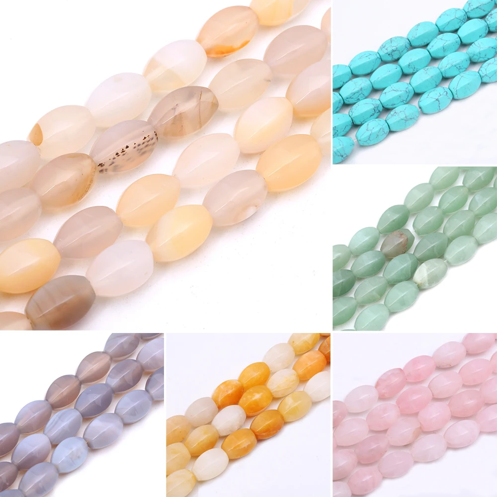 

Wholesale New Loose Beads 10mm*14mm Brazil Natural Stone Making DIY Jewelry Natural Grade A Opal 1 Strand 28PCS
