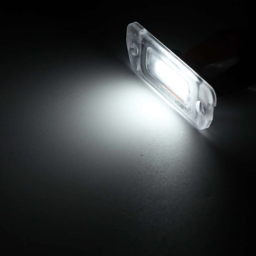 

2 x White LED License Plate Light For Mercedes-Benz AMG ML GL R Class W164 W251