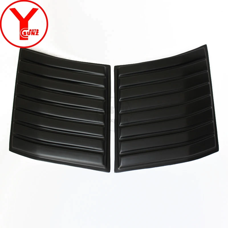 YCSUNZ матовые черные боковые накладки на капот вентиляционные отверстия