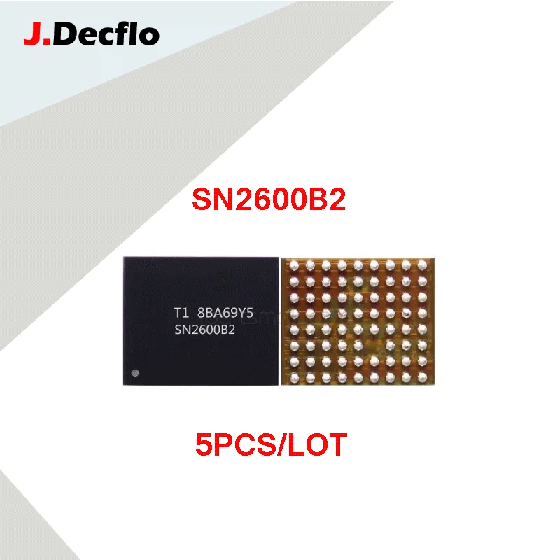 

JDecflo 5pcs/lot IC Tigris SN2600 Replacement Part Original SN2600B1 SN2600B2 U3300 Charging Charger Chip For iPhone XS MAX XR