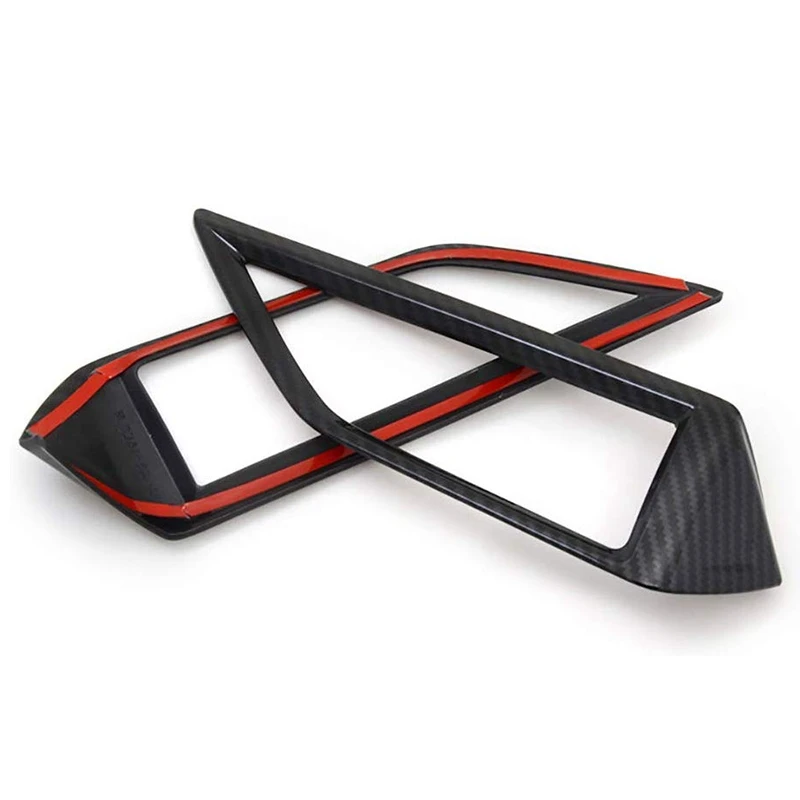 Черный ABS углеродное волокно цвет Автомобильный Центр Кондиционер Выход