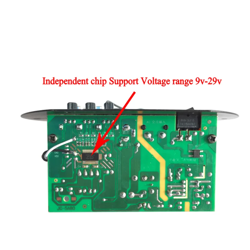 KOK-380 220 В переменного тока 12 24 цифровой Bluetooth-усилитель плата сабвуфер двойной