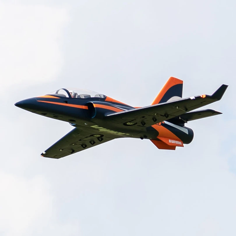 Радиоуправляемый самолет FMS 90 мм Ducted Fan EDF Jet Super Viper 6ch с клапаном Wingspan 1400 большая