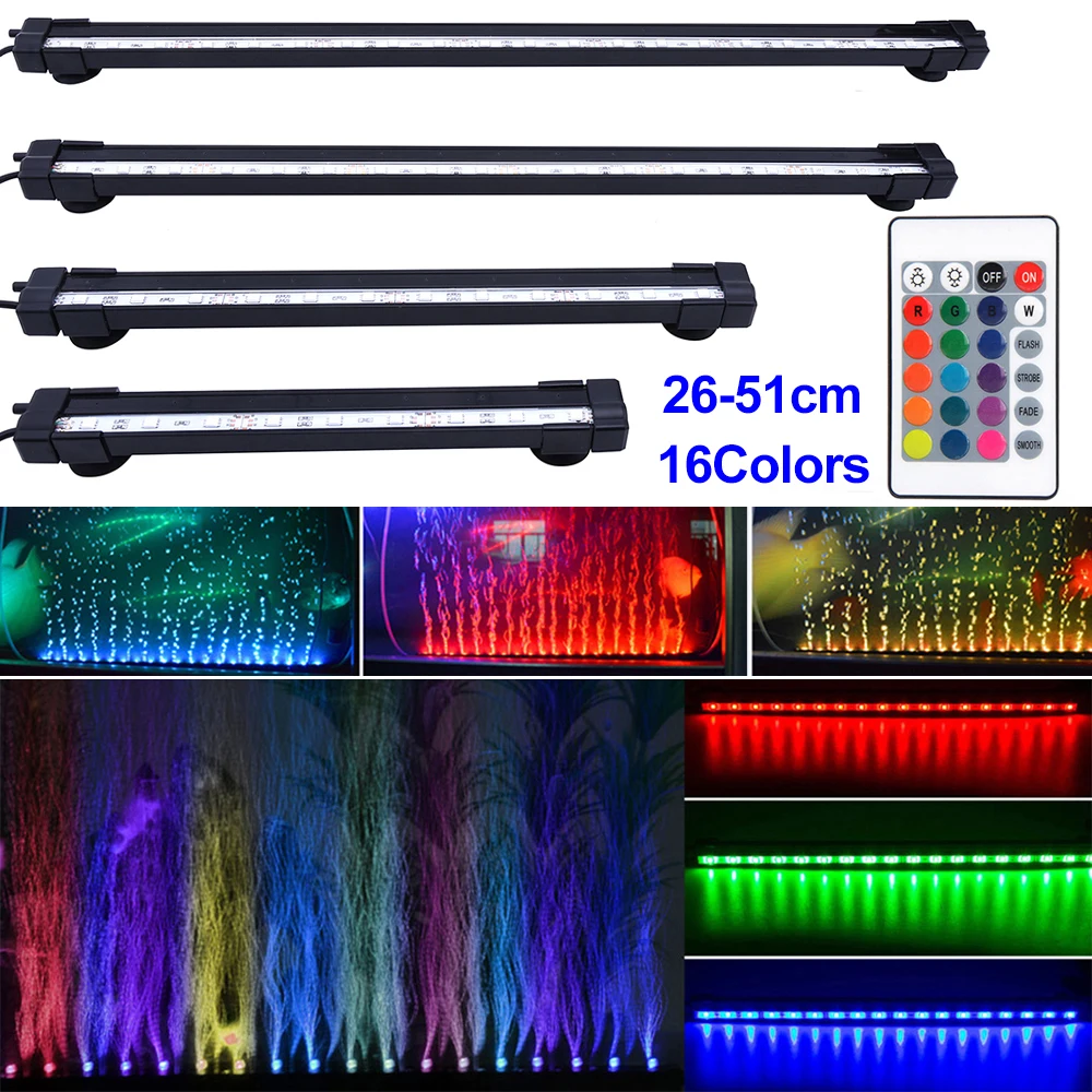 Светодиодный светильник для аквариума погружной с дистанционным управлением