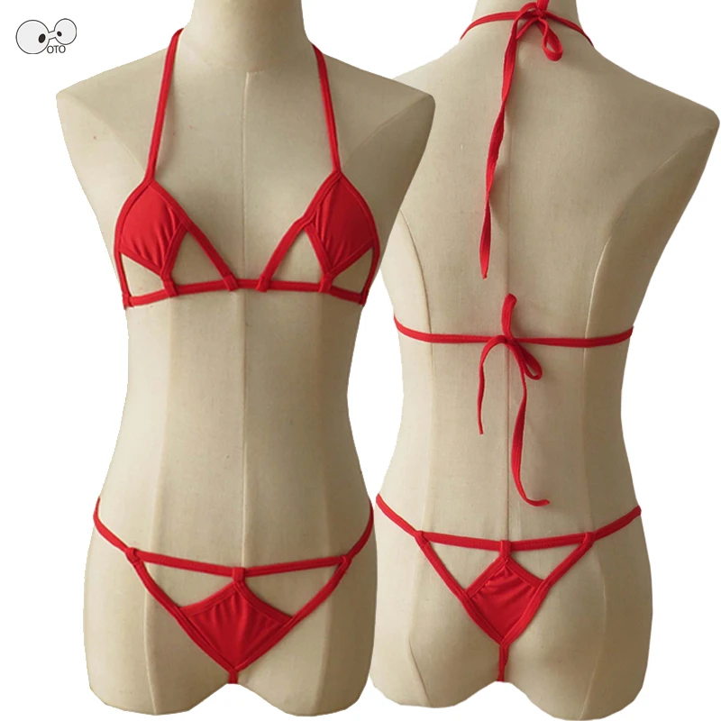 Пикантная пляжная одежда для загара микро бикини с соблазнительными ягодицами