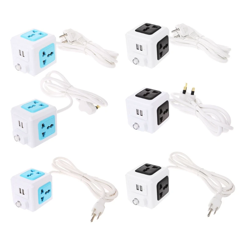 

Smart Home Cube EU / US / UK Plug 4 Outer Extension Adapter Universal Socket