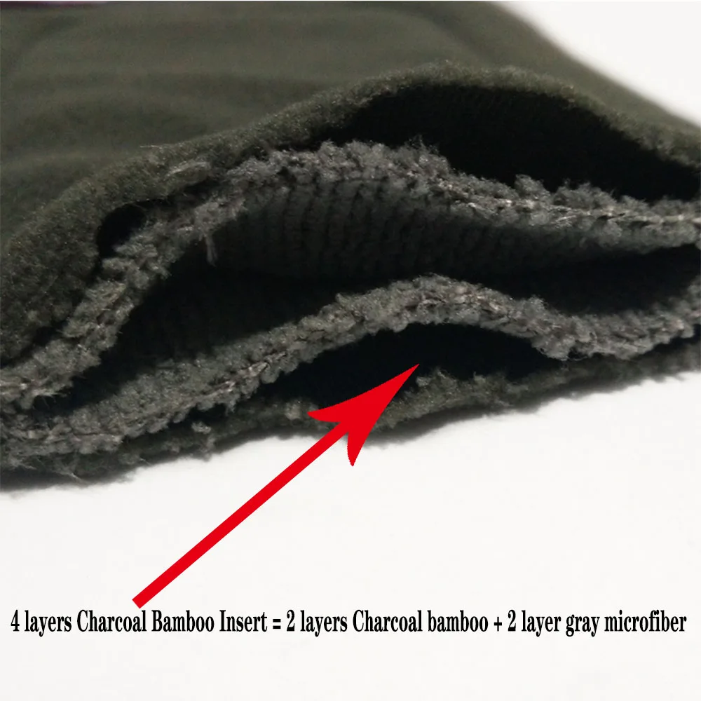 10 шт. тканевые вкладыши для детских подгузников с бамбуковым углем кушеток