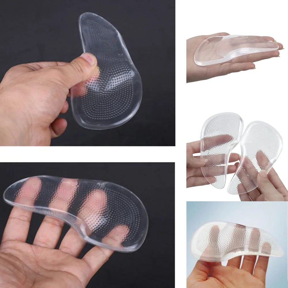 1 пара детских носков из силиконового геля на высоком каблуке Арка Поддержка