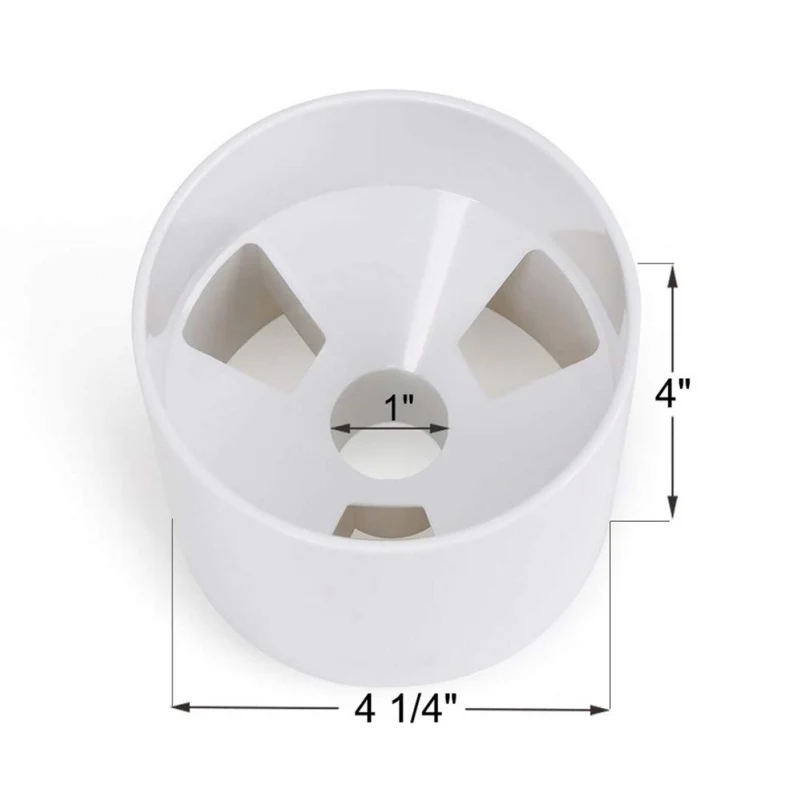 

White Golf Hole Cup Rings for Putting Green Standard Plastic Training Ball Socket Accessory Golf Outdoor Practice Cup Equipment
