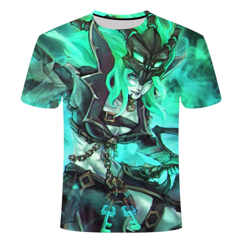 YA72 игровая Лига Легенд yasuo leesin Thresh 3D Футболка с принтом Мужская детская футболка большой размер 6XL игровая команда рубашка