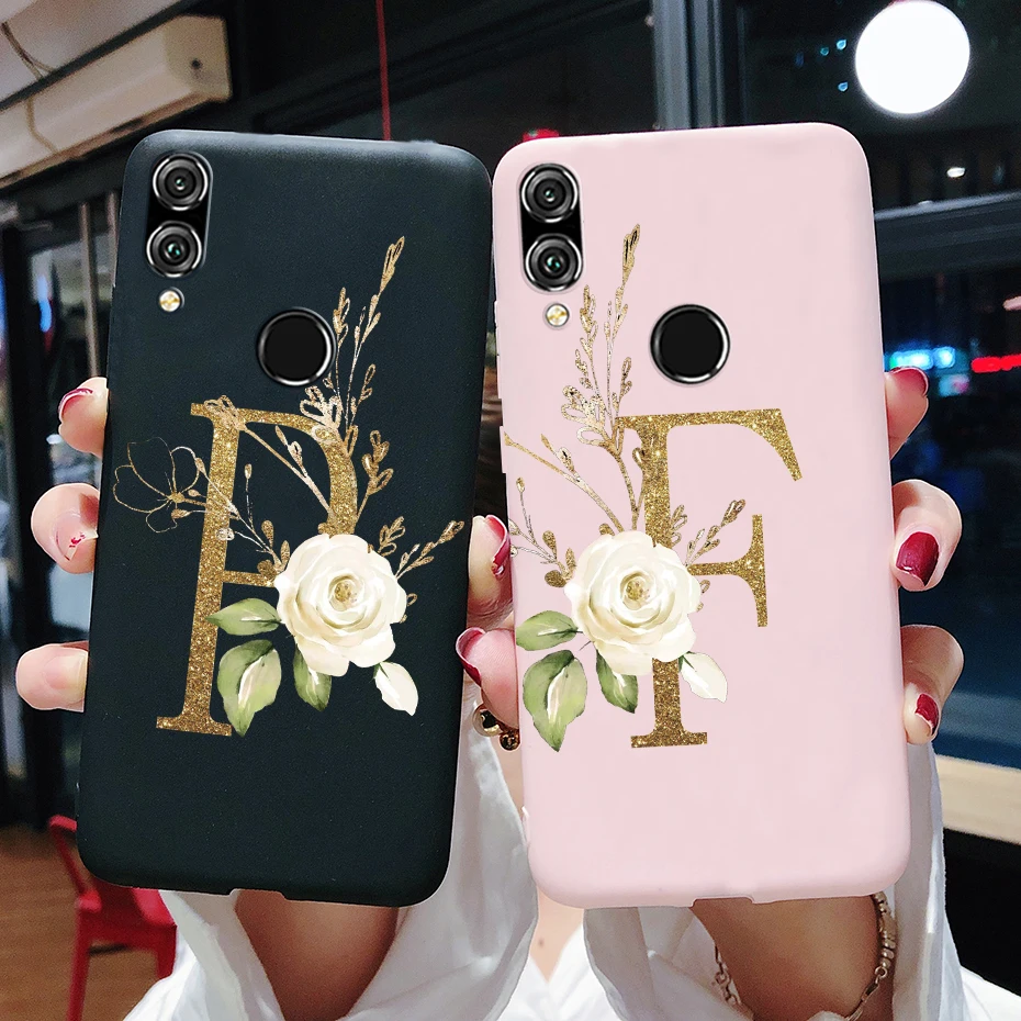 honor 8x cover for huawei honor 8x case cute letters silicone soft phone back cover case on honor 8x honor 8c 8 x c cases bumper free global shipping