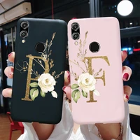 Honor Cover For Huawei Honor Case Cute Letters Silicone Soft Phone Back Cover Case Honor Honor Cases Bumper