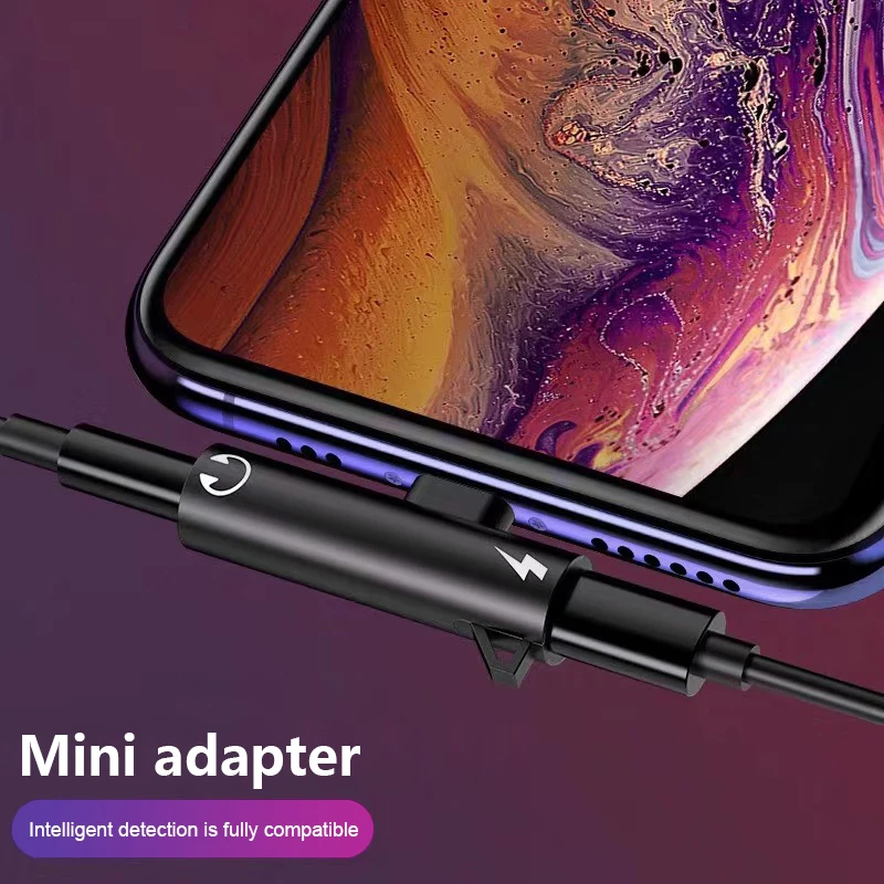 2 в 1 Тип C до 3,5 мм разъем 3,5 мм наушники USB C разветвитель разъем для Xiaomi mi9 samsung S10 Plus type C адаптер для наушников