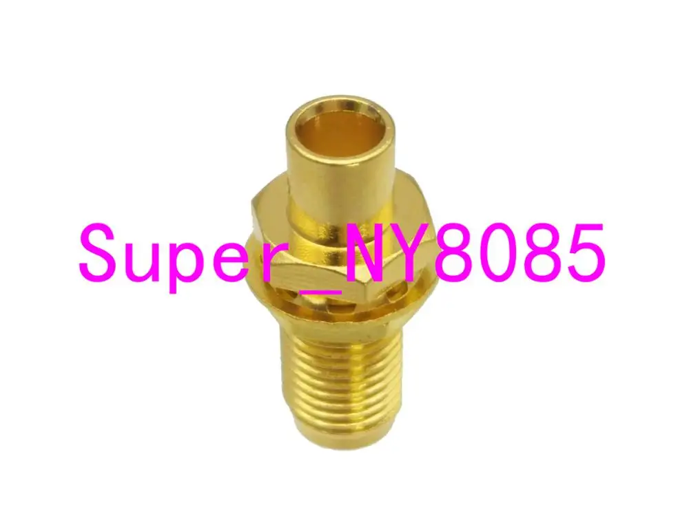 Разъем RP * SMA Гнездовой разъем Полужесткий RG402 0 141 &quotкабель прямой|bulkhead connector|l connectorbulkhead 1/2 |