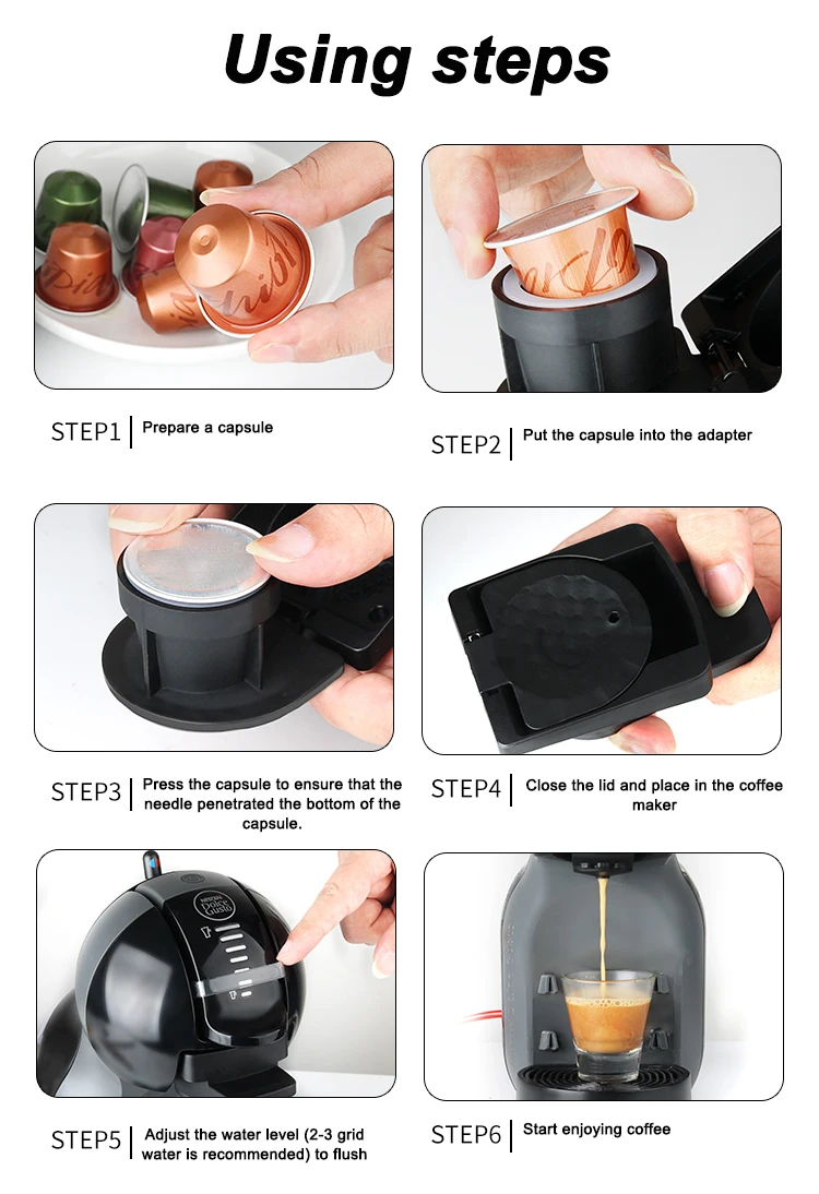 Адаптер iMellow для капсул совместимый с Dolce Gusto многоразовые аксессуары кофе Nespresso |