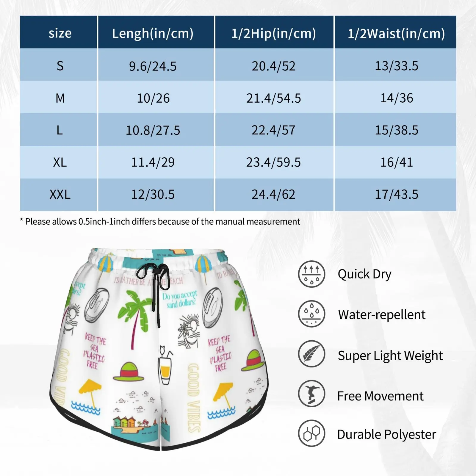 Пляжные гидро фляга наклейки 12 Плавание шорты пакет для пляжа Смешные Популярные
